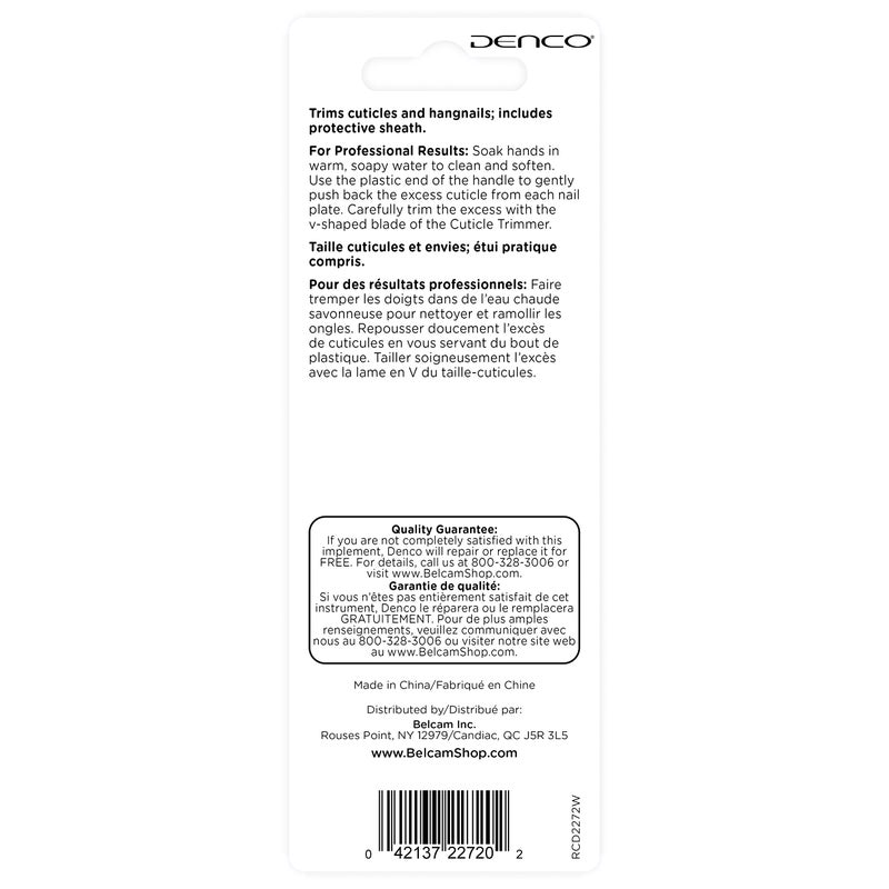 Denco Cuticle Trimmer with Protective Sheath - Image 3